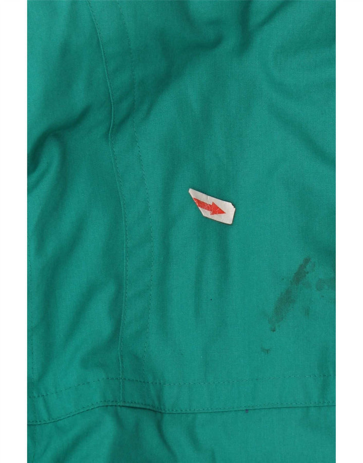 Мужская лыжная куртка Fila IT 50 с капюшоном, большая, зеленая, хлопок