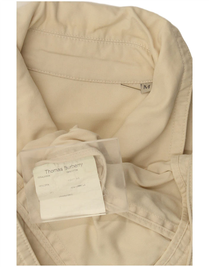 Женский бомбер Burberry UK 14, средний бежевый, хлопок