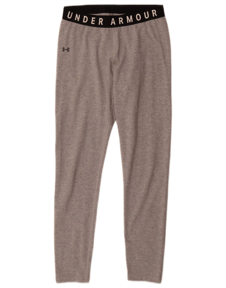 Женские леггинсы с рисунком Under Armour UK 14, средний серый в крапинку