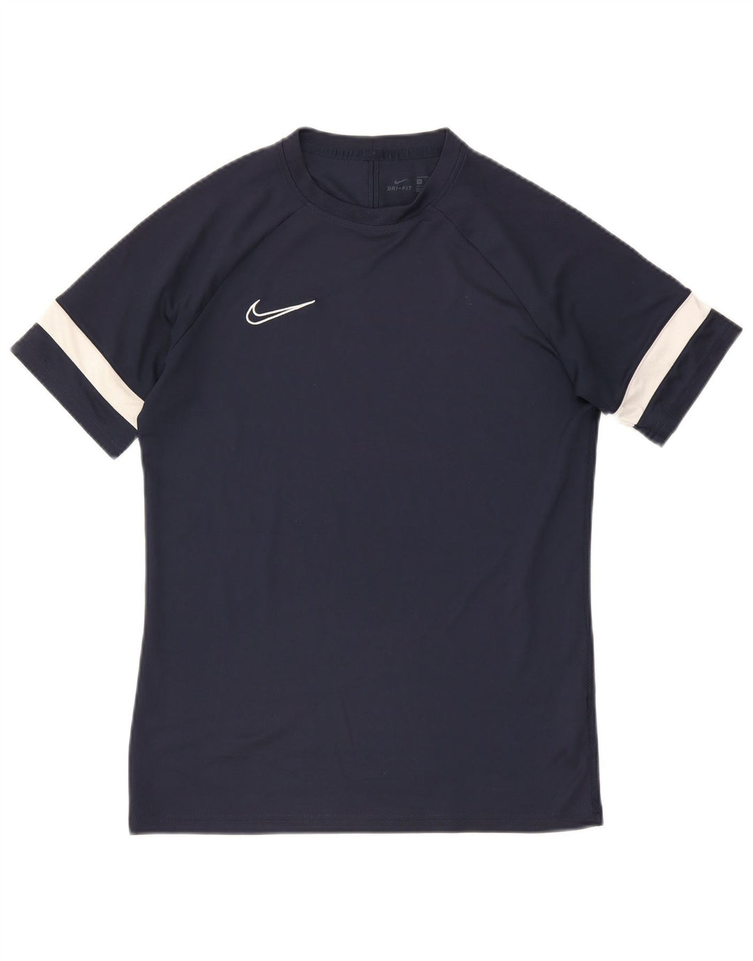 Мужская футболка Nike Dri Fit среднего размера, темно-синяя, с цветными блоками