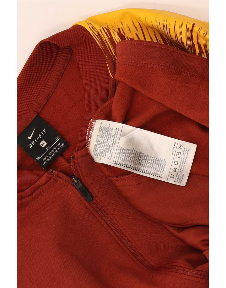 Мужская спортивная куртка Nike Roma XL, темно-бордовый полиэстер с цветными блоками