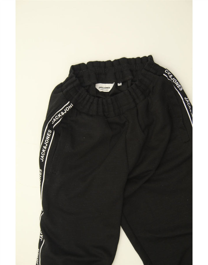 JACK & JONES Boys Tracksuit Trousers Joggers 13-14 Years Medium Black Vintage Jack & Jones and Second-Hand Jack & Jones from Messina Hembry 