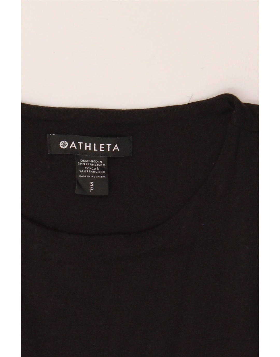 ATHLETA Womens Sleeveless A-Line Dress UK 8 Small Black Modal Vintage Athleta and Second-Hand Athleta from Messina Hembry 