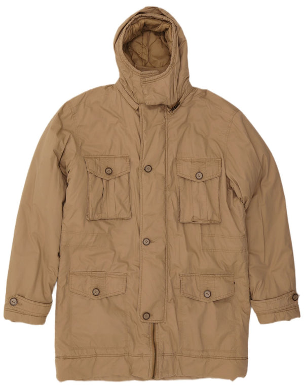 Мужская парка Wrangler с капюшоном UK 44 2XL Бежевый Полиамид
