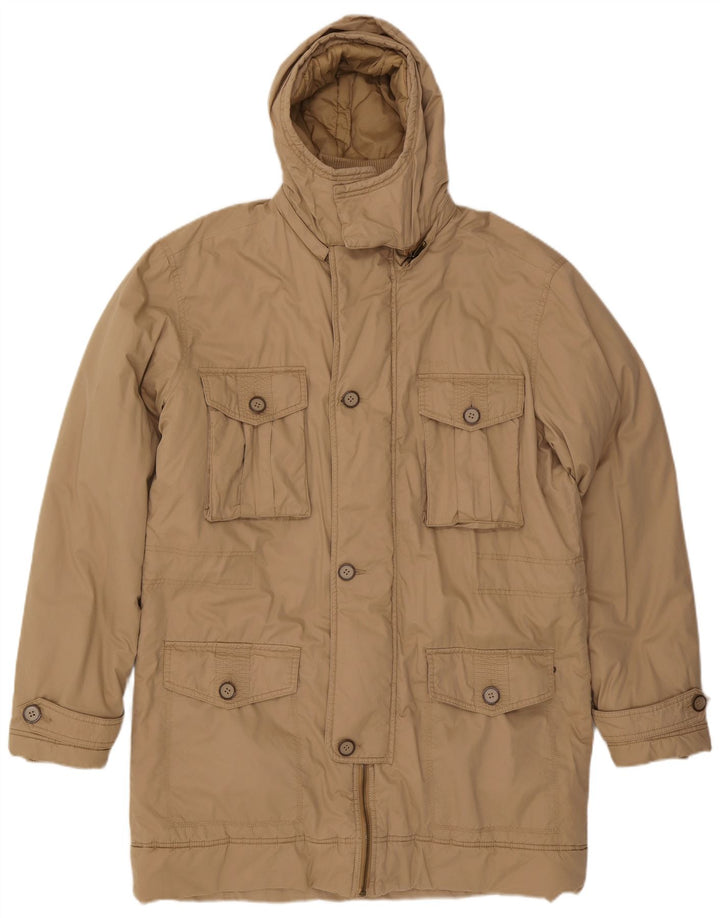 Мужская парка Wrangler с капюшоном UK 44 2XL Бежевый Полиамид