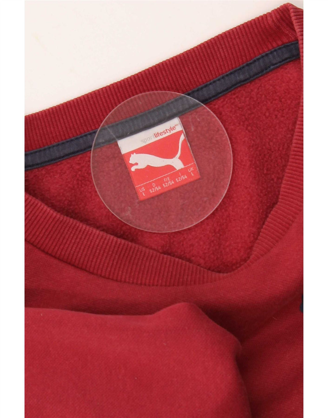 Мужской свитер с рисунком Puma, большой красный