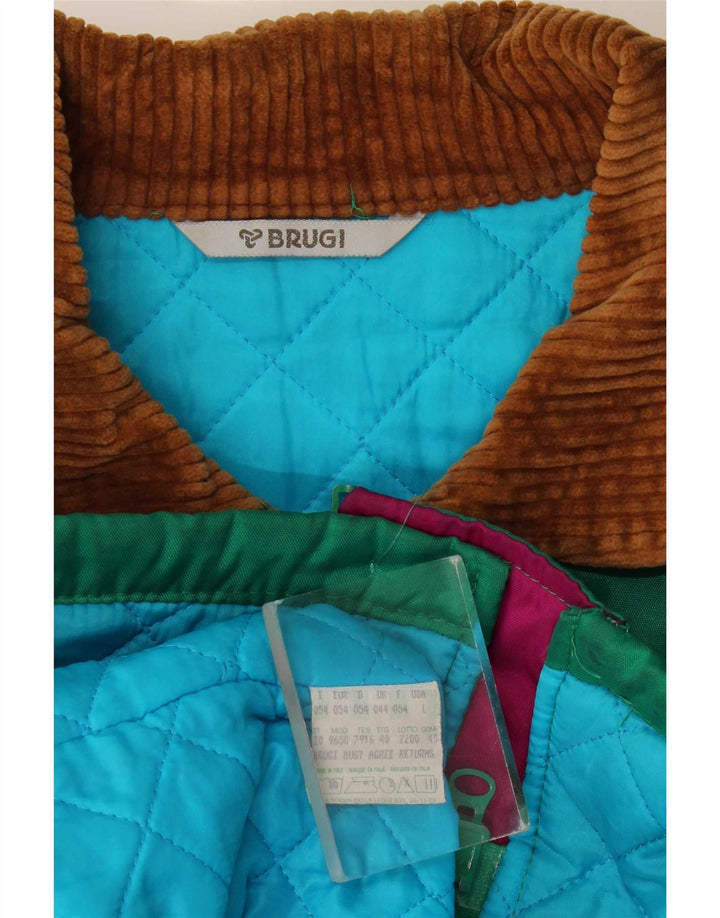 Мужская ветровка Brugi UK 44 2XL зеленая полиэстер