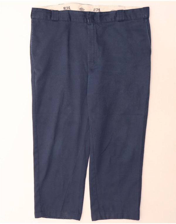 Dickies Mens 874 Original Fit Straight Chino Trousers W44 L29 Navy Blue