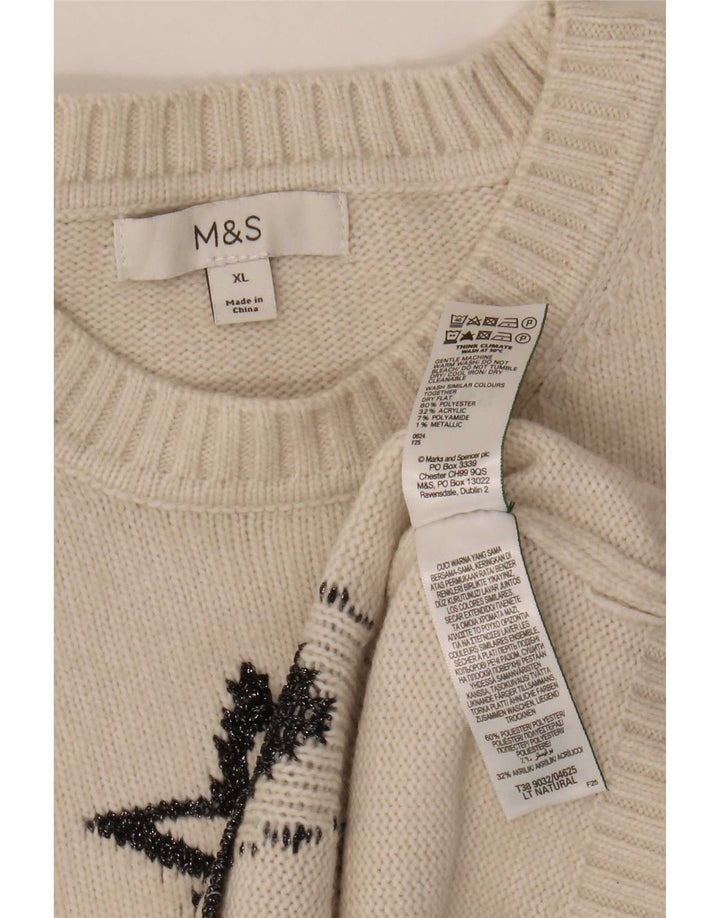Женский джемпер с круглым вырезом Marks & Spencer, Великобритания 18 XL B