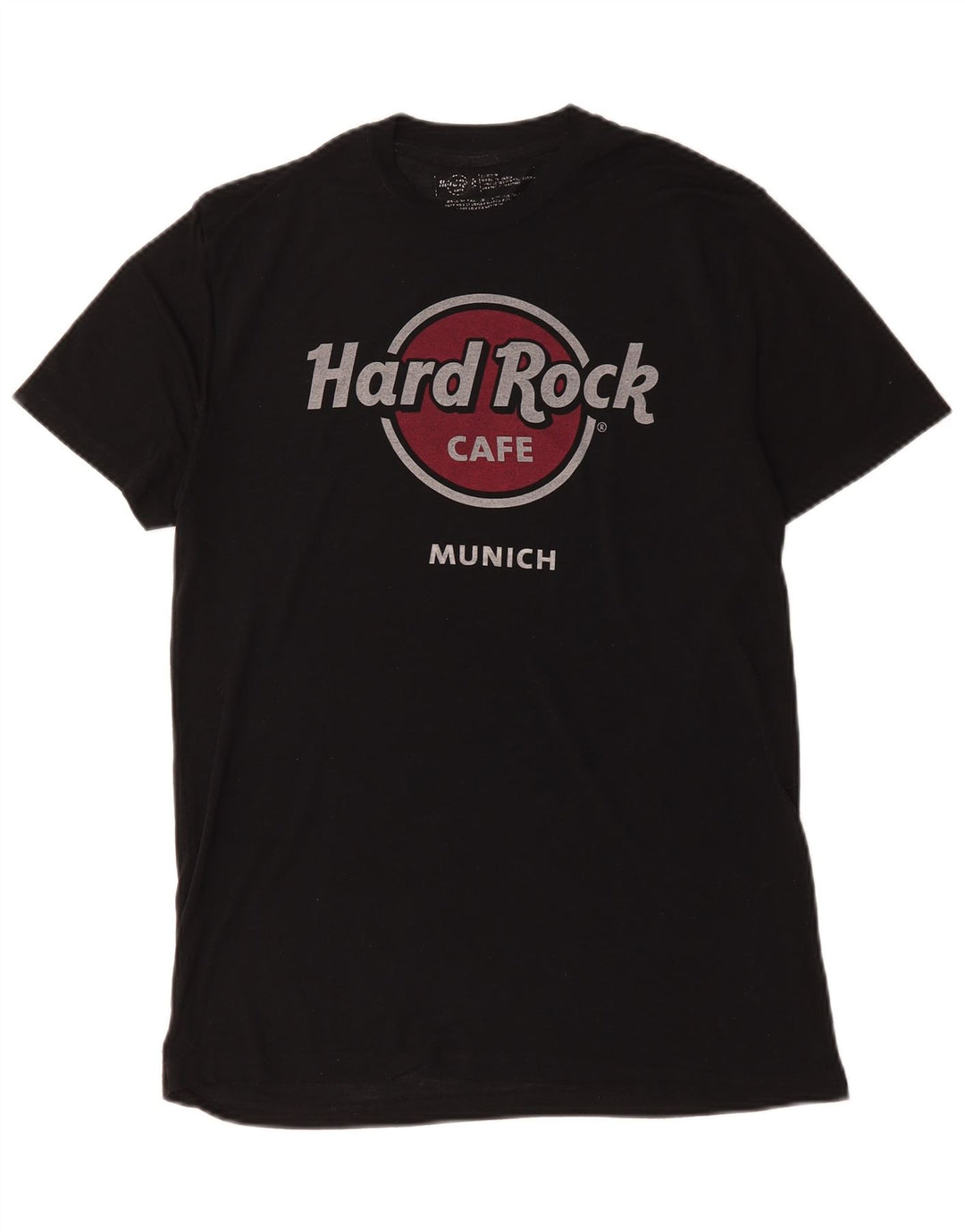Мужская футболка с рисунком Hard Rock Cafe Мюнхен, средний черный