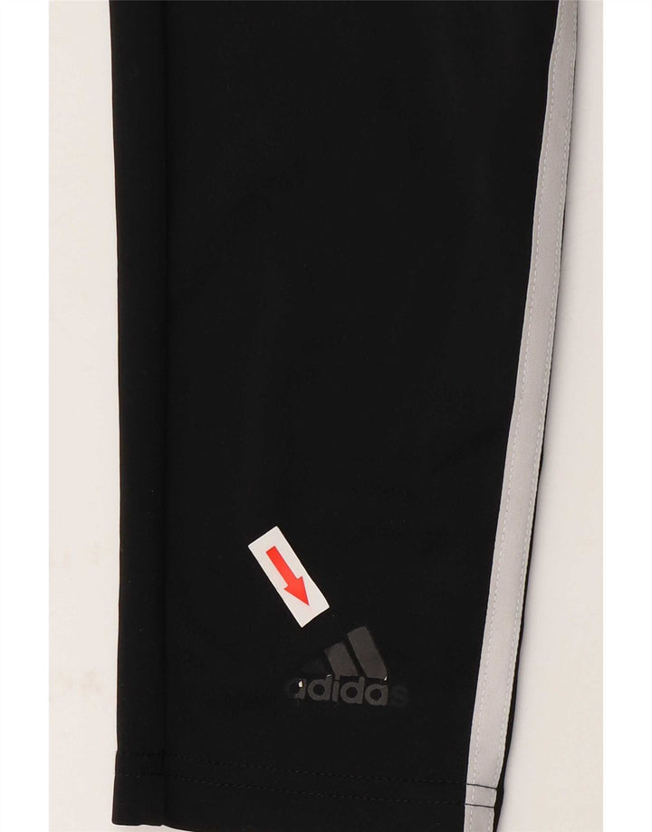 Женские леггинсы Adidas Climalite UK 8/10, маленькие черные из полиэстера