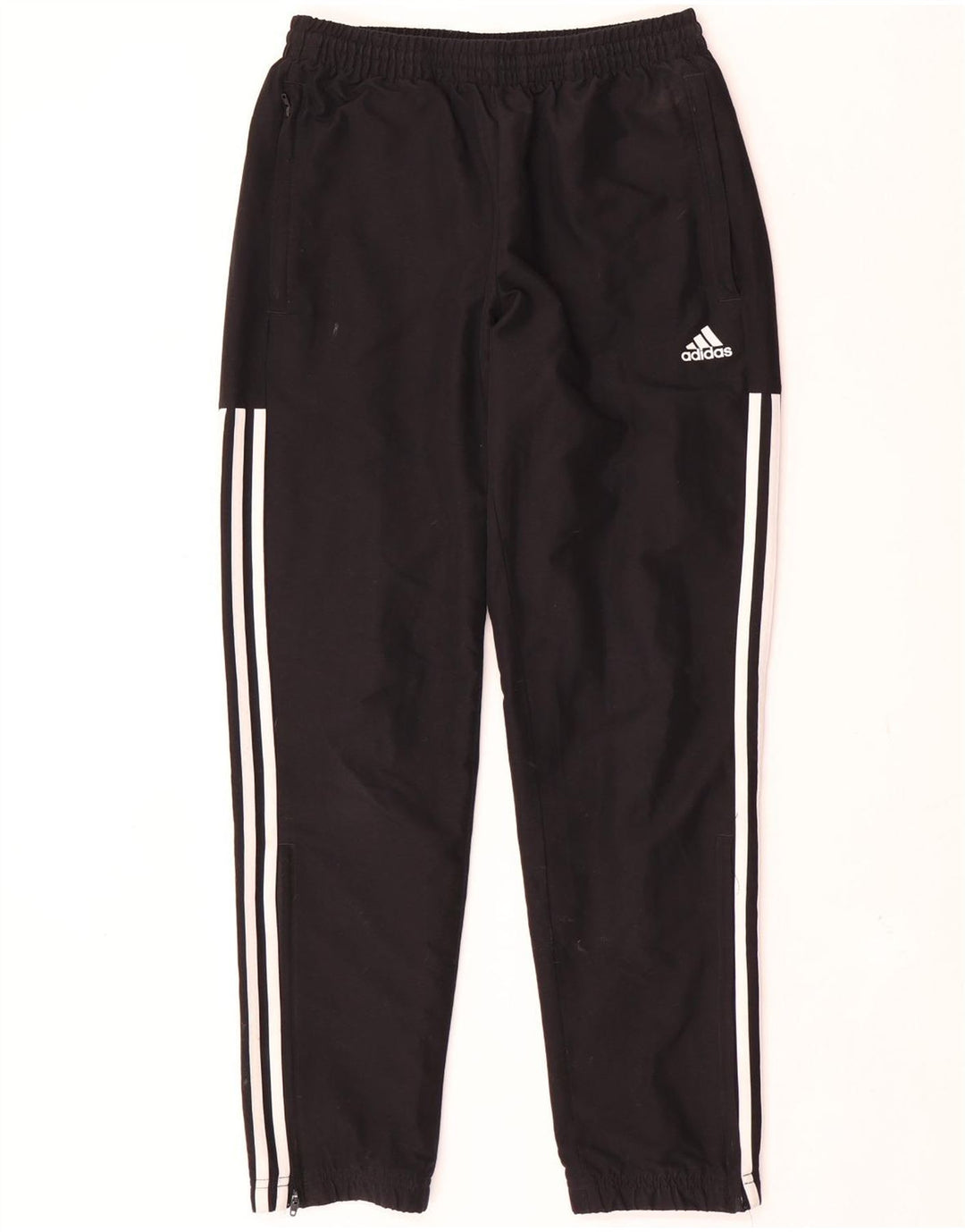 Adidas Мужские спортивные брюки Джоггеры Маленькие черные полиэстер