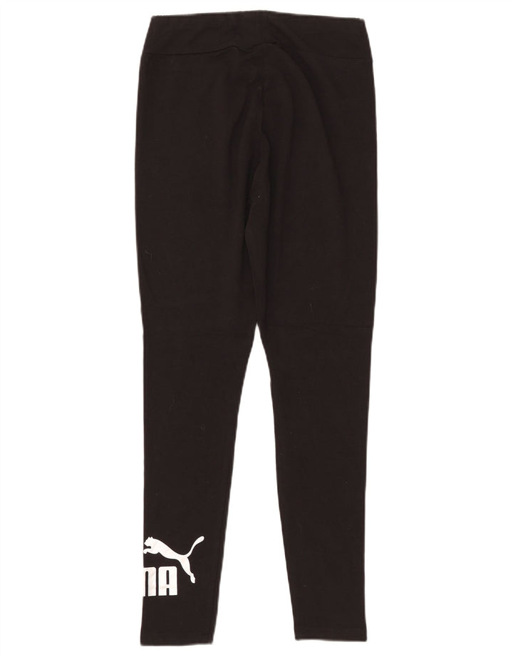 Женские леггинсы с рисунком PUMA UK 12, средние, черные, синтетические