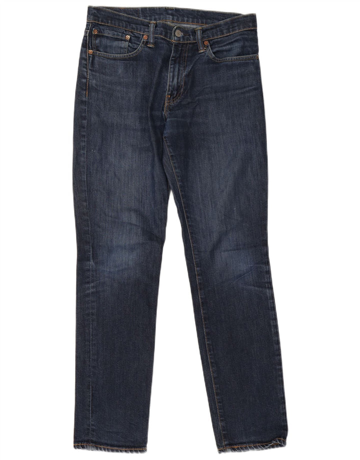 Мужские джинсы Levi's 511 Slim W32 L32 Темно-синие, хлопок