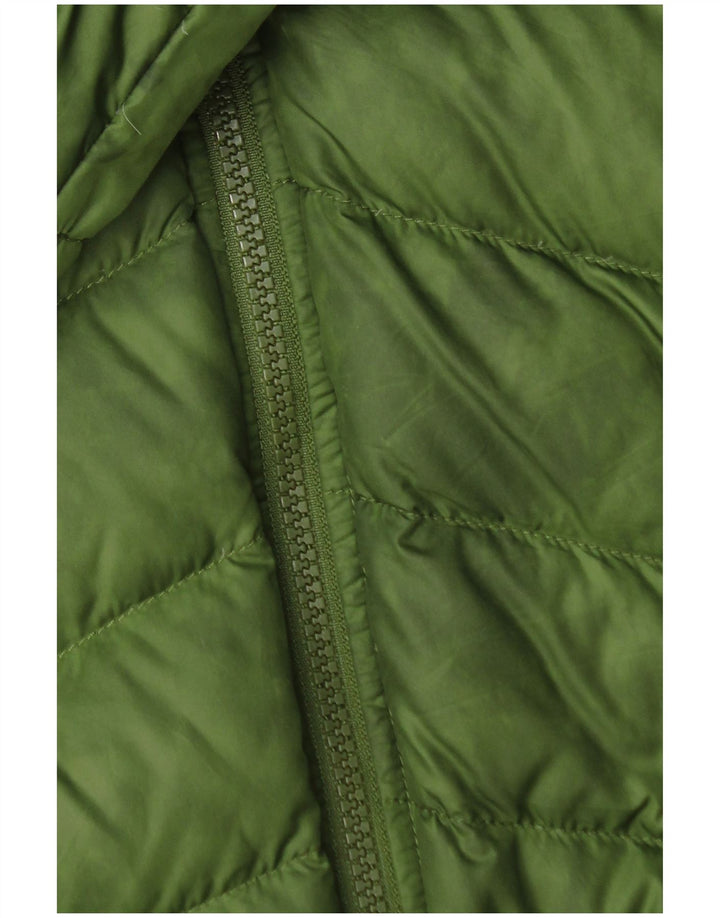 Двусторонняя куртка с капюшоном для мальчиков The North Face, 10–11 лет, средний зеленый цвет
