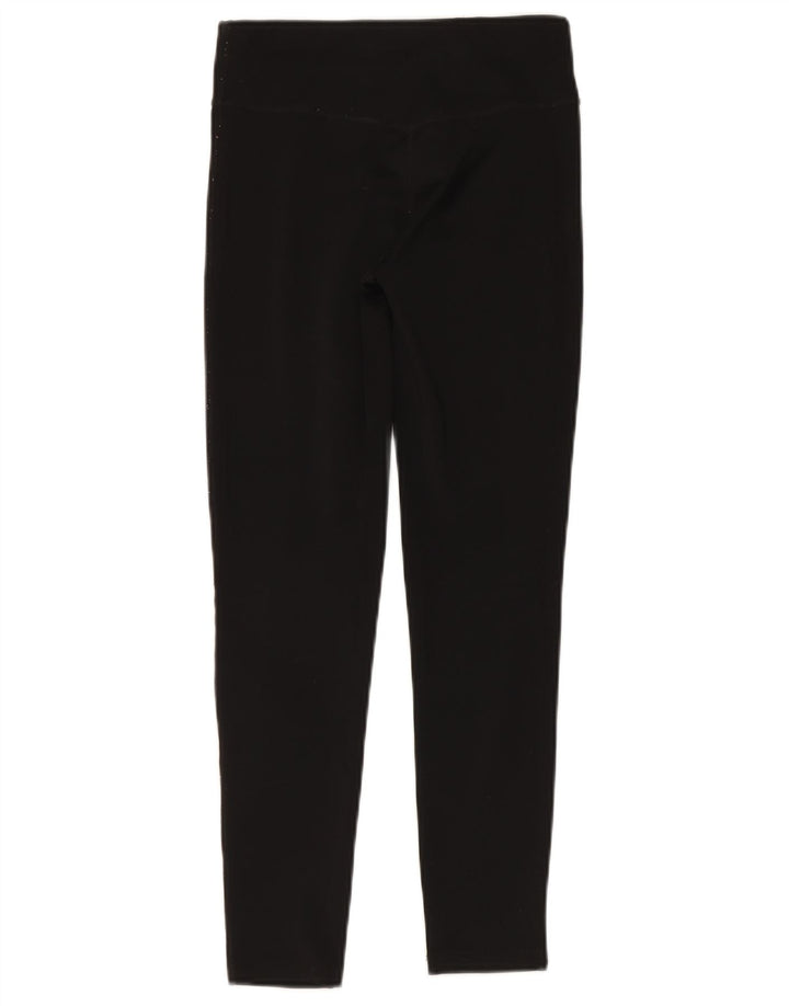 Женские леггинсы Nike Dri Fit UK 14, большие черные полиэстер