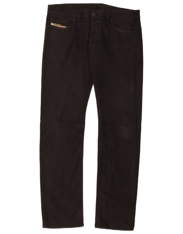 Мужские узкие джинсы Diesel W34 L34, черный хлопок