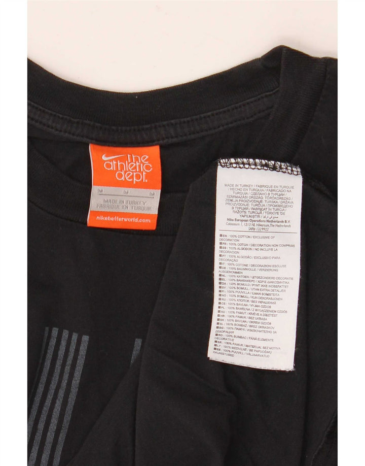 Мужская футболка с рисунком Adidas Top Medium Black Cotton