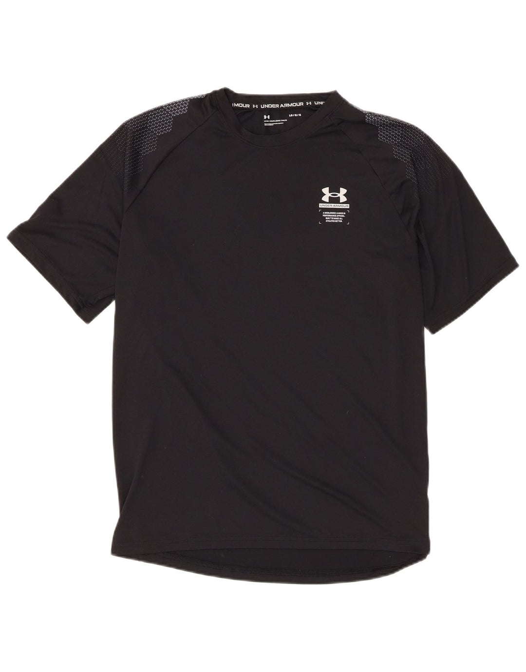 Мужская футболка Under Armour, большой черный полиэстер