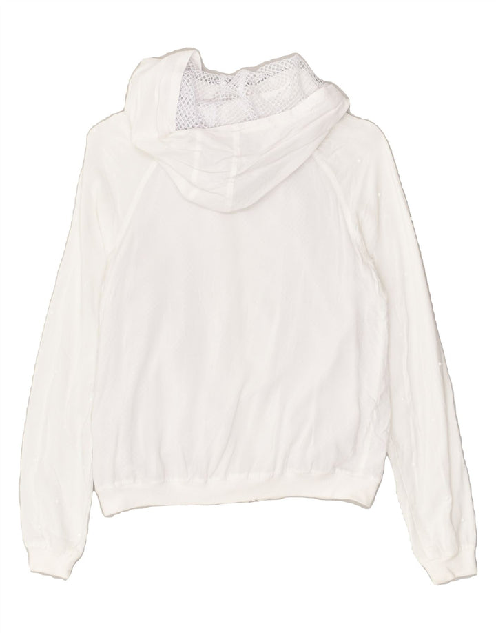 TWIN-SET Girls Zip Hoodie Sweater 15-16 Years White Cotton | Vintage Twin-Set | Thrift | Second-Hand Twin-Set | Used Clothing | Messina Hembry 