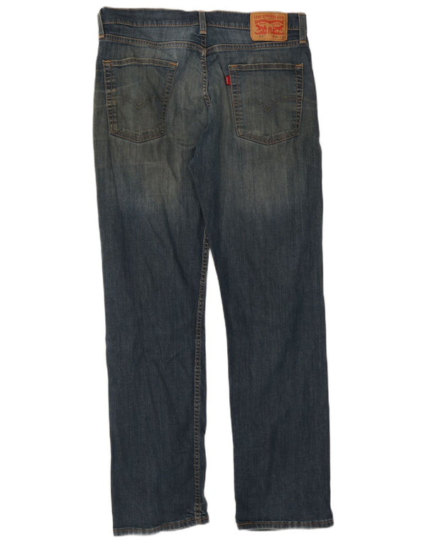 Мужские прямые джинсы Levi's 513 W34 L32 синие