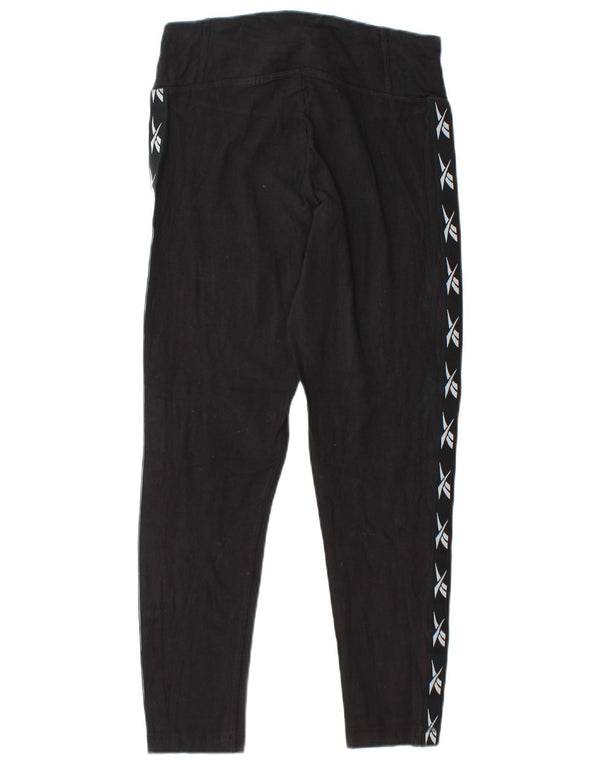 Женские леггинсы с рисунком REEBOK UK 12/14, средние, черные