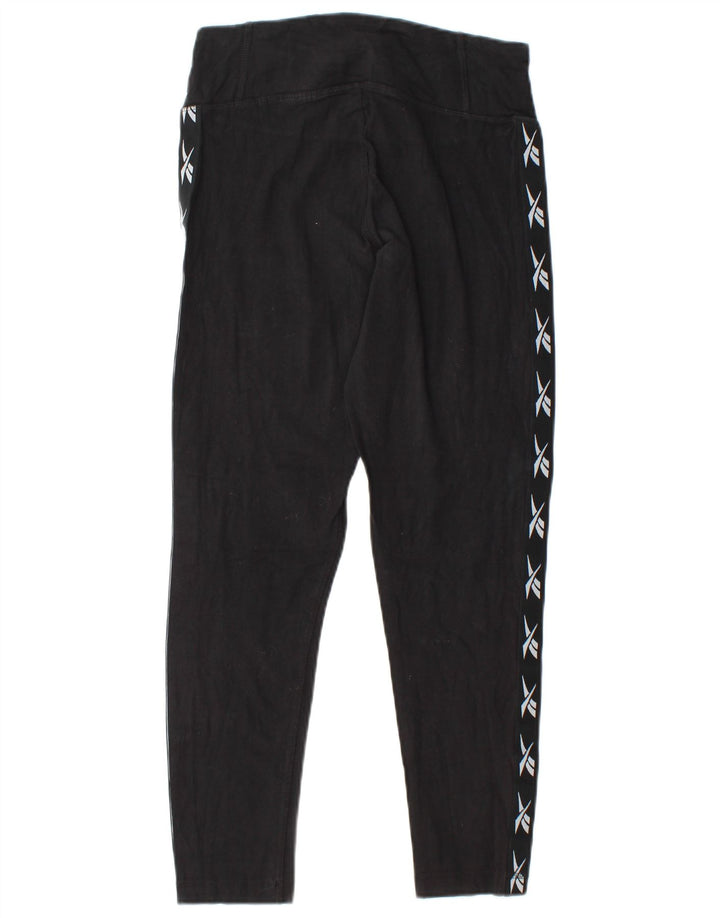 Женские леггинсы с рисунком REEBOK UK 12/14, средние, черные