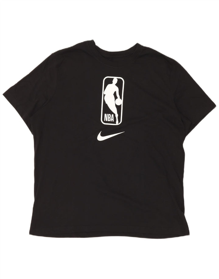 Мужская футболка NBA с графическим рисунком NIKE 2XL, черная