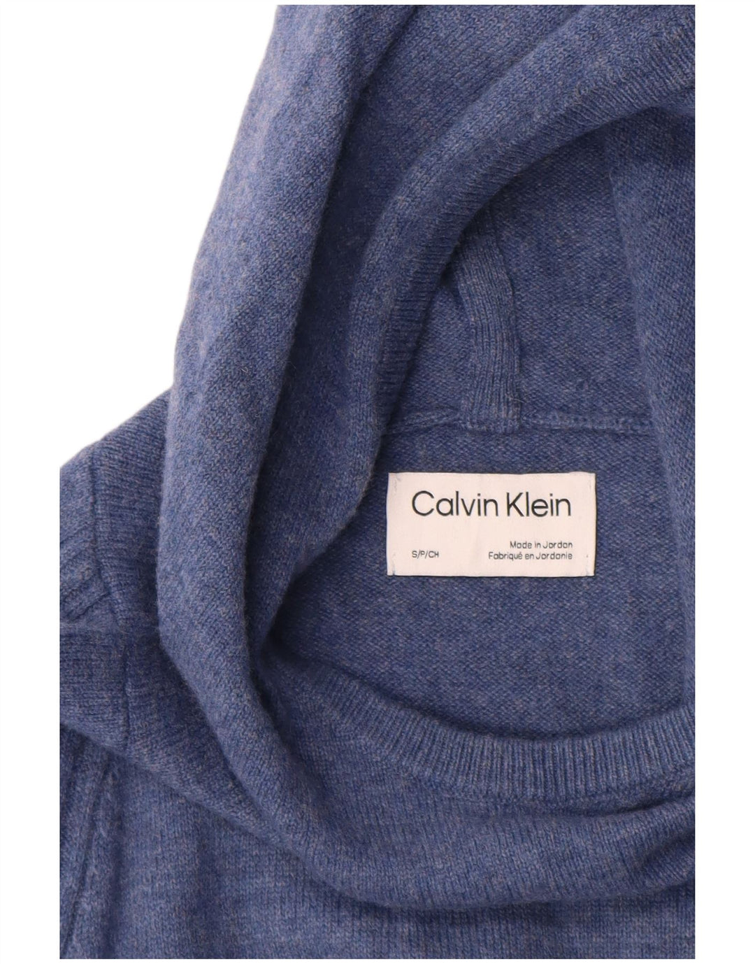 Мужской свитер с капюшоном Calvin Klein, маленький синий в крапинку