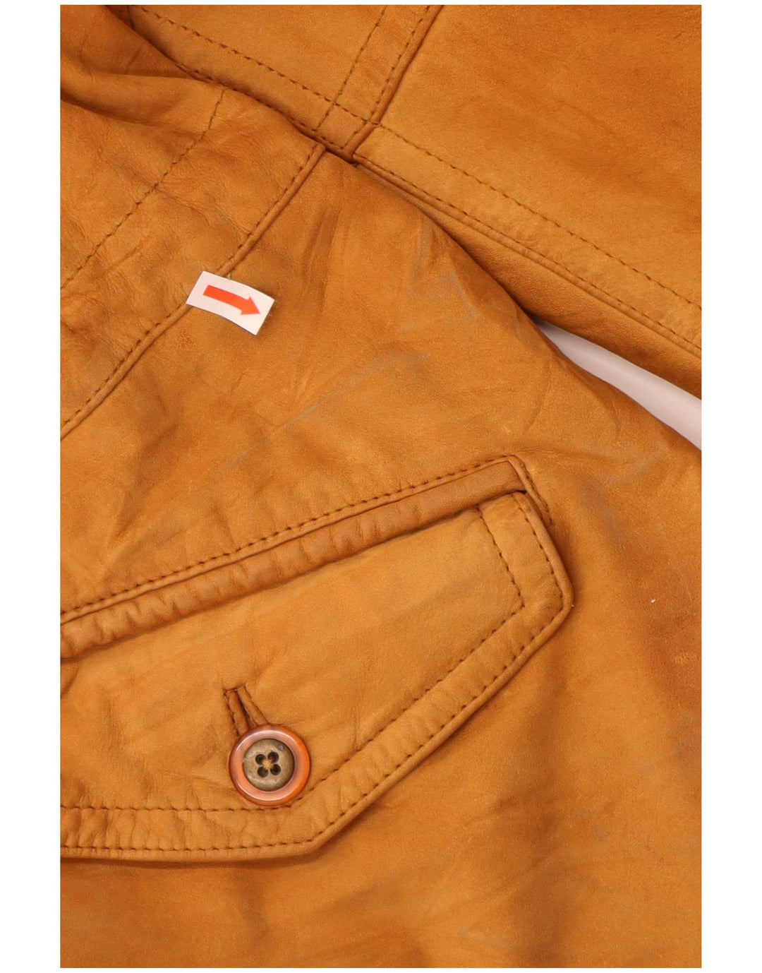 LEONARDO Mens Suede Jacket IT 50 Large Beige