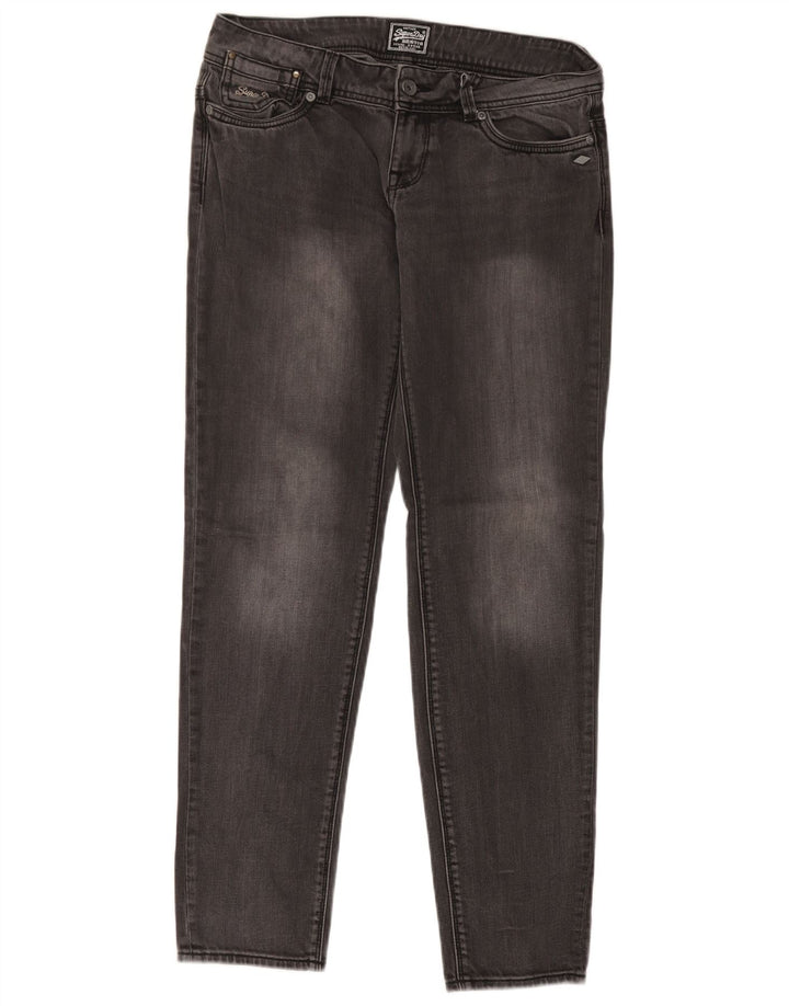 Женские узкие джинсы Superdry W29 L32 Серый хлопок