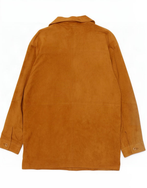 Винтажная женская замшевая куртка выходного дня IT 42 Medium Beige Leather