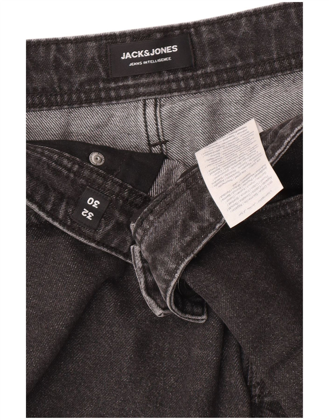 Мужские прямые джинсы Jack & Jones W32 L27, серый хлопок