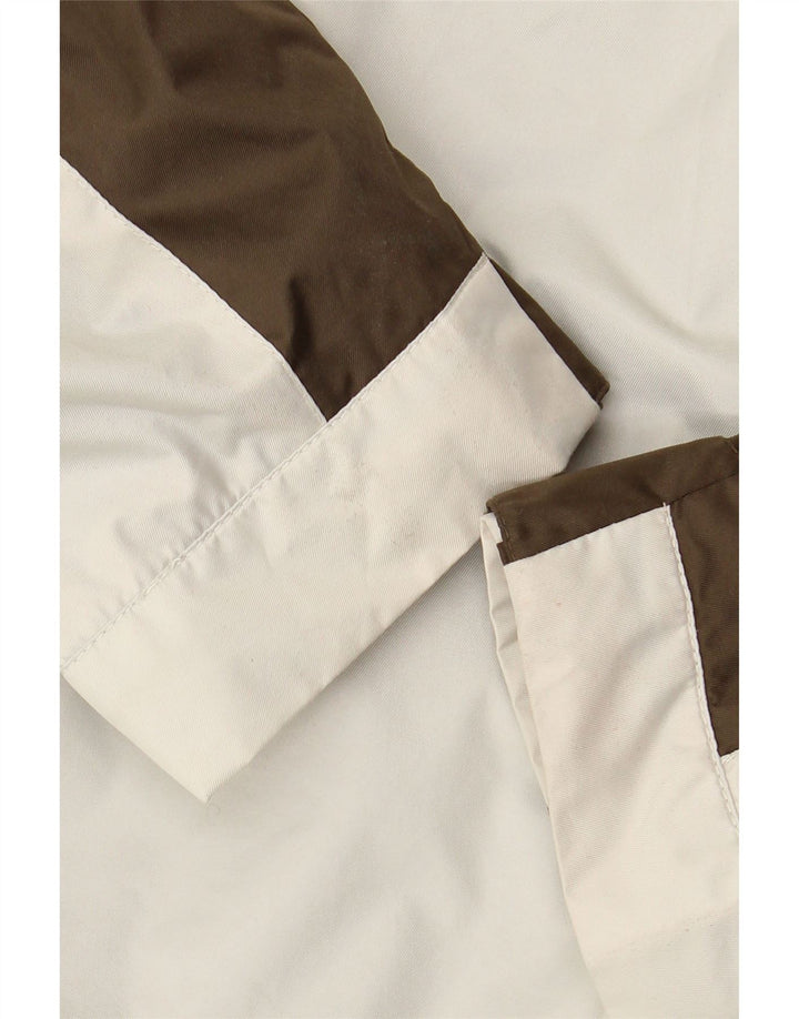 Женская ветровка IGUANA с капюшоном EU 46 XL, белая с цветными блоками