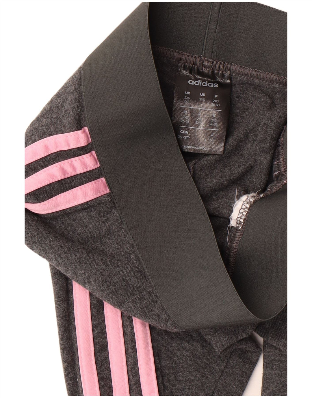 ADIDAS Womens Graphic Leggings UK 0/2 2XS  Grey