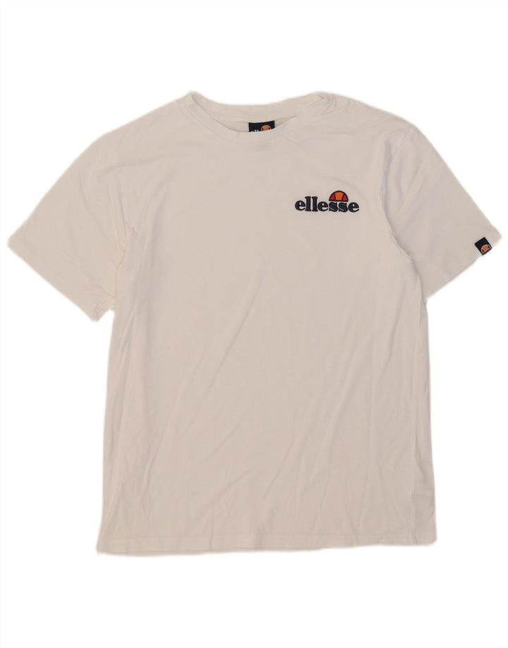 Мужская футболка Ellesse, большой белый хлопок