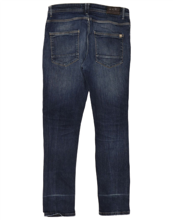 Мужские джинсы узкого кроя Zara EU 44, большие W34 L33, синие