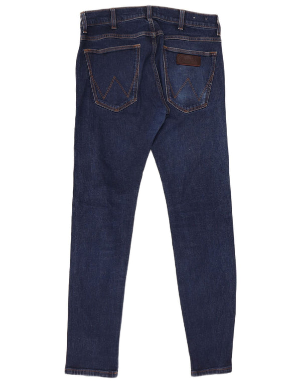 Мужские узкие джинсы Wrangler W31 L32, темно-синий хлопок