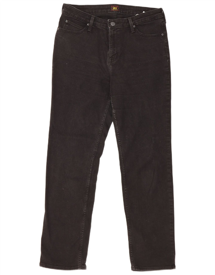 Женские прямые джинсы Lee Marion W32 L31, черный хлопок