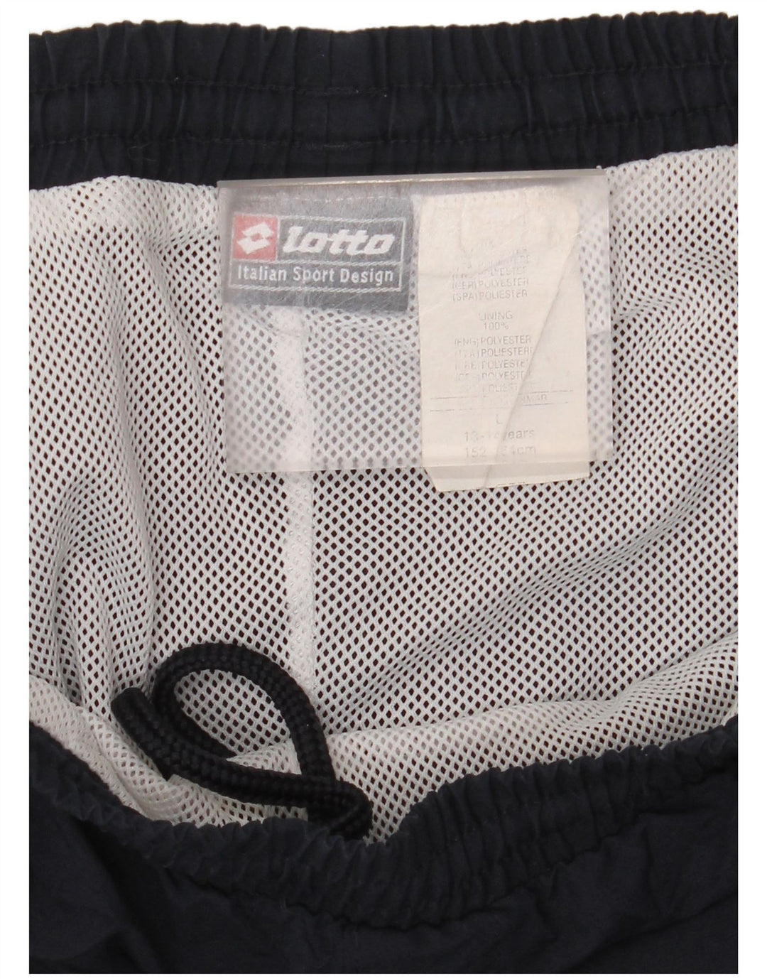 Спортивные брюки Lotto для мальчиков 13–14 лет, большие, темно-синие, полиэстер