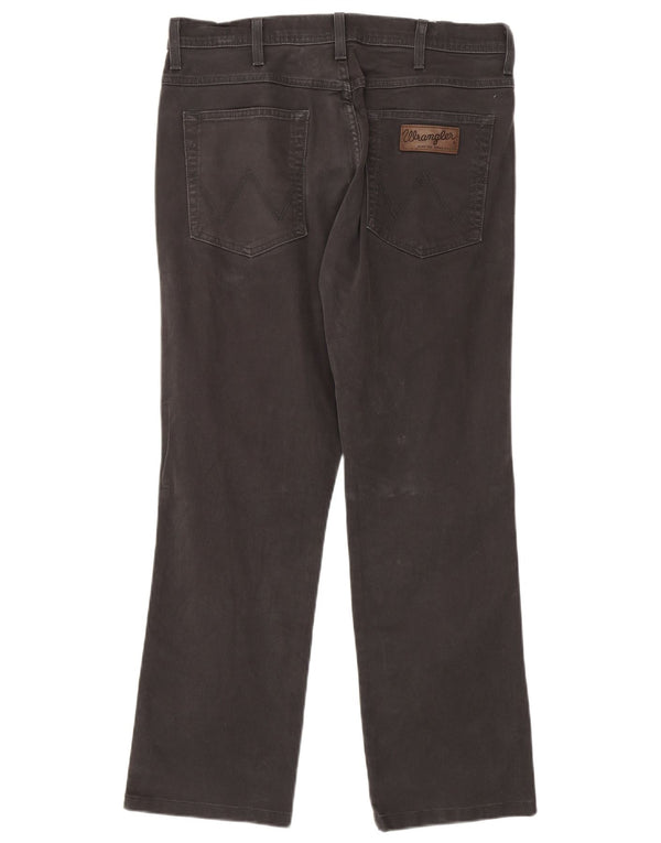 Мужские прямые джинсы Wrangler Arizona Stretch W33 L30, серый хлопок