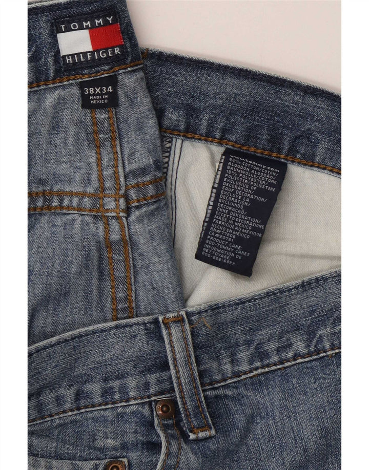 Мужские прямые джинсы Tommy Hilfiger W38 L34 синие, хлопок