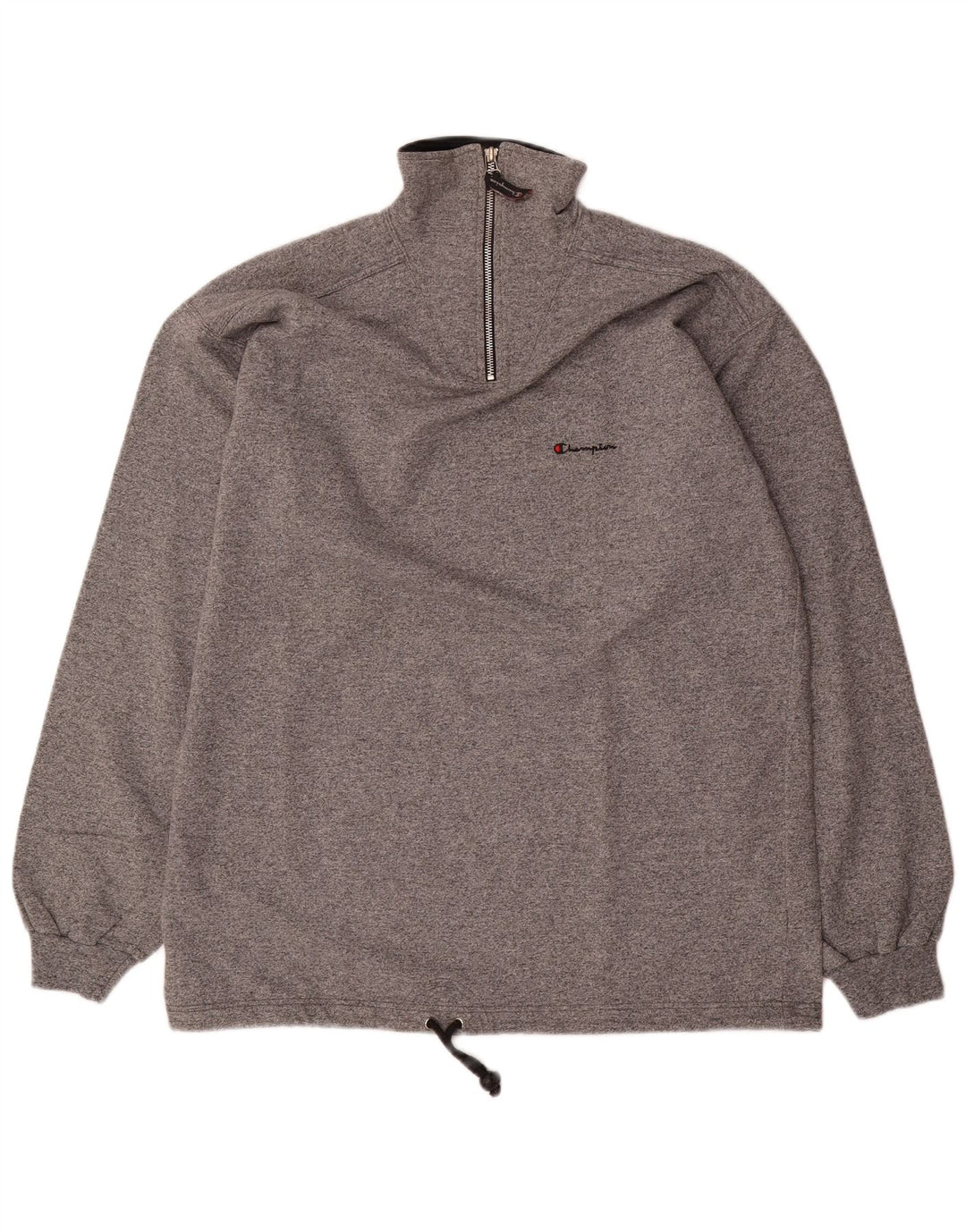 Мужской свитер Champion с воротником на молнии, 2XL, серый хлопок