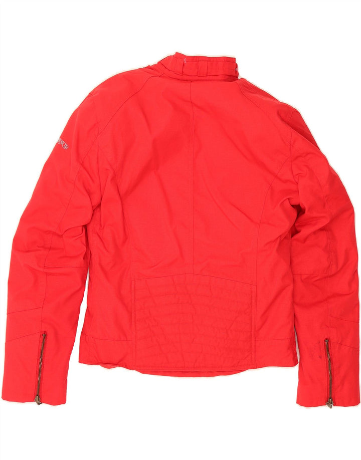 BIEFFE Womens Bomber Jacket UK 14 Medium Red Vintage Bieffe and Second-Hand Bieffe from Messina Hembry 