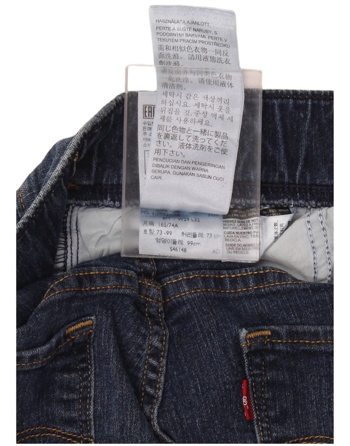 Женские джинсы джеггинсы Levi's США 8, средние W29 L29, синие, хлопок
