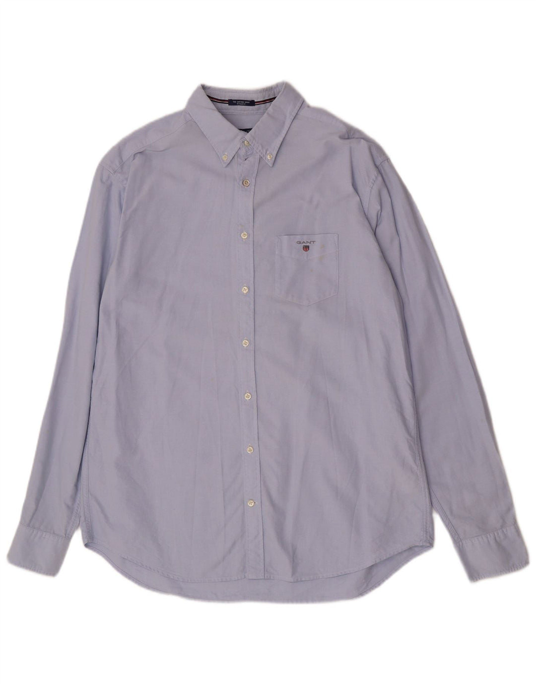 Мужская рубашка стандартного кроя Gant, размер 17 1/2 XL, синяя, хлопковая