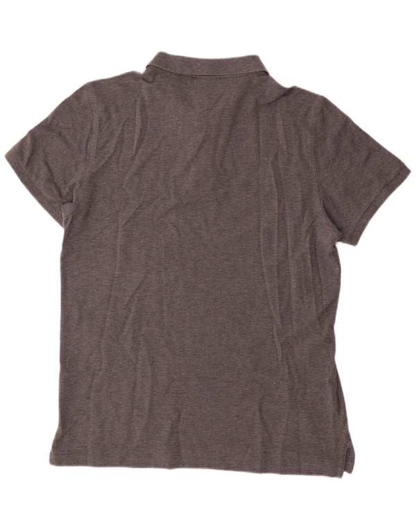 Мужская рубашка-поло стандартного кроя Gant XL, серая, хлопок