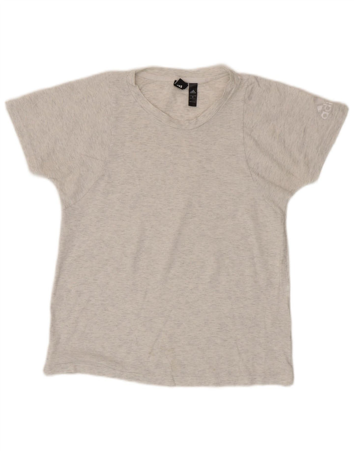Женская футболка Adidas Top UK 12 Medium Grey Хлопок