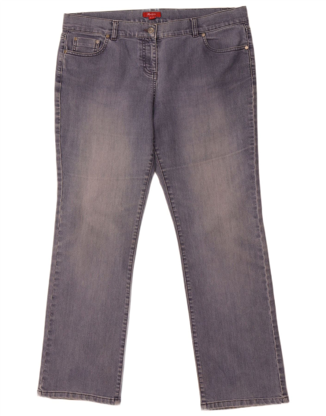 Женские прямые джинсы Monsoon UK 16, большие размеры W38 L31, синий хлопок