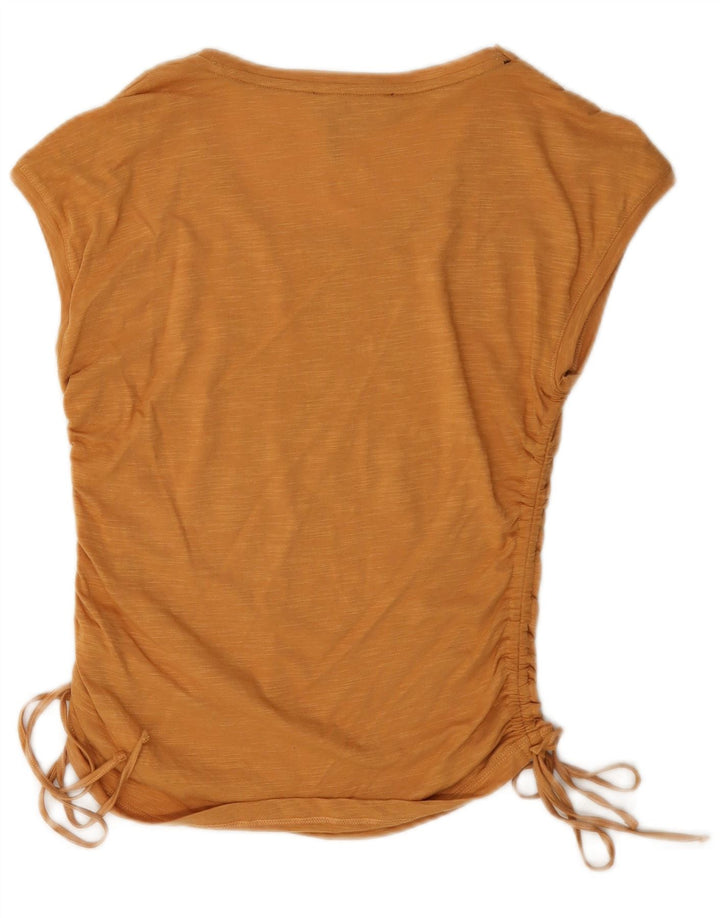 Женская блузка Dkny Top UK 10, маленькая коричневая в крапинку